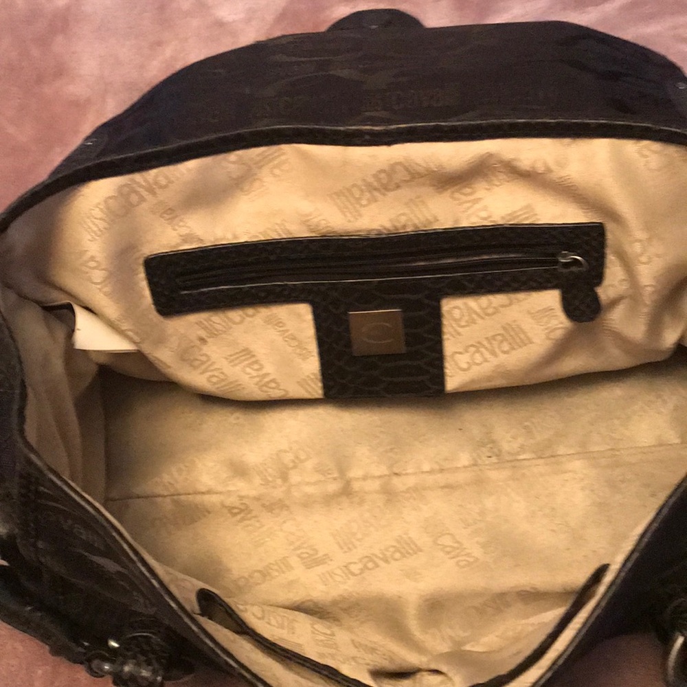 Just Cavalli leather Satchel handbag - Picture 8 of 8